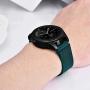 Morsey Compatible with Galaxy Watch 3 45mm/Samsung Galaxy Watch 46mm/Gear S3 Frontier/Classic Band, 22mm Stainless Steel Strap Replacement for Ticwatch Pro/Samsung Galaxy Watch 46mm Smartwatch (Pacific Green)
