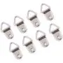 110 Pcs Triangle Ring Picture Hangers Shape Nail Non-Trace Hangers Single Hole with Screws for Home Decoration Creative Picture with Transparent Box 110 Pcs Triangle Ring Picture Hangers Shape Nail Non-Trace Hangers Single Hole with Screws for Home Decoration Creative Picture with Transparent Box