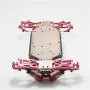 SONPP 144001,Metal Swing Arm Steering Cup Shock Tower Upgrade Accessories Kit for 144001 1/14 Parts Accessories,Red