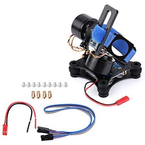 RC Drone Camera Gimbal, Metal Brushless Gimbal Board BGC 2.2 for 3/3+ / 4 Camera RC Drone Quadcopter Component Part Accessory(Black)