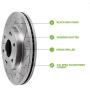 SCITOO Brakes Rotors 2pcs Front Drilled Slotted Discs Brake Rotors Brakes Kit fit 16 for Toyota Land Cruiser,08 2009 2010 2011 2012 2013 2014 2015 2016 for Toyota Sequoia,2007-2017 for Toyota Tundra