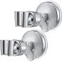 Adjustable Shower Head Holder Bathroom Suction Cup Handheld Shower Head Holder Mounting Bracket Plastic ABS with Chrome Polished for Marble Glass Metal Ceramic (2, Silver Wrench) Adjustable Shower Head Holder Bathroom Suction Cup Handheld Shower Head Holder Mounting Bracket Plastic ABS with Chrome Polished for Marble Glass Metal Ceramic (2, Silver Wrench)