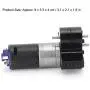 Dilwe RC Motor Gearbox, Metal Transfer Case with Heat Sink RC Upgrade Model Toys for WPL C14 C24 B14 B24 B16 B36(Black)