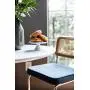 Edloe Finch SET OF 2 Rattan Back - Velvet Cushion, Blue, Edloe Finch SET OF 2 Rattan Back - Velvet Cushion, Blue,