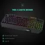 Havit Wired Gaming Keyboard Mouse Combo LED Rainbow Backlit Gaming Keyboard RGB Gaming Mouse Ergonomic Wrist Rest 104 Keys Keyboard Mouse 4800 DPI for Windows & Mac PC Gamers (Black)