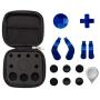 Easegmer Plating Elite Series 2 Kits - 13 in 1 Metal Interchangeable 6 Swap Thumbsticks Joysticks, 4 Trigger Paddles and 2 Dpads for Elite Series 2 Xbox One Controller (Blue-Plating)