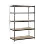 Muscle Rack UR482472PB5PAZ-SV Silver Vein Steel Storage Rack, 5 Adjustable Shelves, 4000 lb. Capacity, 72'' Height x 48'' Width x 24'' Depth