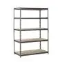Muscle Rack UR482472PB5PAZ-SV Silver Vein Steel Storage Rack, 5 Adjustable Shelves, 4000 lb. Capacity, 72'' Height x 48'' Width x 24'' Depth