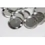 100 Pk - 2.25 inch Diameter Pin Buttons Sets for Badge Making Metal Parts 2 1/4'' (56 mm)