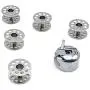 Addicted DEPO Bobbin Case and 5PCS Metal Sewing Bobbins Suitable for Most Domestic Sewing Machines 15, 15A Class Addicted DEPO Bobbin Case and 5PCS Metal Sewing Bobbins Suitable for Most Domestic Sewing Machines 15, 15A Class
