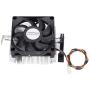 Vbestlife 12V CPU Cooling Fan, Extruded Aluminum Heatsink CPU Cooler Hydraulic Bearing 2200RPM High Speed 7015 Silent Fan for AMD