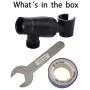 100% Metal Shower Head Holder for Hand Held Showerhead, Adjustable Bracket Holder, Shower arm Adapter, Universal Shower Arm Mount,Oil-Rubbed Bronze Finish 100% Metal Shower Head Holder for Hand Held Showerhead, Adjustable Bracket Holder, Shower arm Adapter, Universal Shower Arm Mount,Oil-Rubbed Bronze Finish