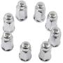 Wheel Accessories Parts Bulge Acorn M14 X 1.50 Thread 1.90'' Long for Trucks 19mm(3/4'') Hex 14x1.5 (32 M14x1.50, Chrome)