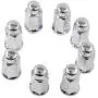 Wheel Accessories Parts Bulge Acorn M14 X 1.50 Thread 1.90'' Long for Trucks 19mm(3/4'') Hex 14x1.5 (32 M14x1.50, Chrome)