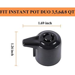 Steam Release Valve, Universal Pressure Valve for Instant Pot 3, 5, 6, 8 Qt, Steam Release Accessory for Electric Pressure Cooker