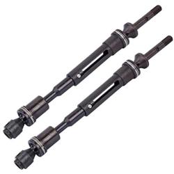 RC Car Drive Shaft, Metal Front Rear Drive Shaft Transmission Shaft Accessory Parts Compatible with Traxxas Slash Huan Qi 727 Truck Car(Rear)