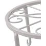 Metal Plant Stand Floor Flower Pot Rack Iron Art Plant Stands Pot Holder,3 Pieces in One Package (White)