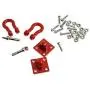 Maxmoral 1 Set Trailer Tow Buckle Hook Winch Shackles Accessories for RC Truck Climber Crawler Climbing Car Trailer Parts Maxmoral 1 Set Trailer Tow Buckle Hook Winch Shackles Accessories for RC Truck Climber Crawler Climbing Car Trailer Parts