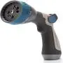 Hose Nozzle Garden, Metal Spray Nozzle High Pressure, 8 Patterns Thumb Control for Watering Plants & Lawn, Car Washing, Patio, Dog & More (Blue)