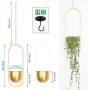 Hoobbii Hanging Planter-Metal Plant Hanger, Simple Modern Planter, Hanging Planters for Indoor Plants, Home Decoration Hanging Flower Pot