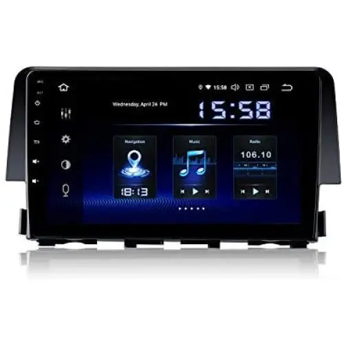 Dasaita 9'' Android Car GPS Radio for Honda Civic 2015 2016 2017 2018 Audio Video Player 4G RAM 64G ROM Build in Carplay/Android Auto Dasaita 9'' Android Car GPS Radio for Honda Civic 2015 2016 2017 2018 Audio Video Player 4G RAM 64G ROM Build in Carplay/Android Auto