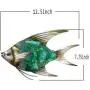 JOYBee 12.5inch Coastal Ocean Sea Metal Fish Wall Art Decor -Perfect for Coastal,Nautical,Beach,or Boat Decor-Metal Wall Decor-For Garden Home Patio Bathroom Kitchen JOYBee 12.5inch Coastal Ocean Sea Metal Fish Wall Art Decor -Perfect for Coastal,Nautical,Beach,or Boat Decor-Metal Wall Decor-For Garden Home Patio Bathroom Kitchen
