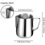 Milk Frothing Pitcher Jug - 12oz/350ML Stainless Steel Coffee Tools Cup - Suitable for Espresso, Latte Art and Frothing Milk, Attached Dessert Coffee Spoons Milk Frothing Pitcher Jug - 12oz/350ML Stainless Steel Coffee Tools Cup - Suitable for Espresso, Latte Art and Frothing Milk, Attached Dessert Coffee Spoons