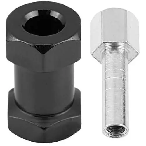 V GEBY RC Hub Adapter, 4pcs 12mm Wheel Hex Hub Wheel Extension Adapter Drive Hub Widener Metal Adaptor for RC Vehicle Parts(20mm Black) V GEBY RC Hub Adapter, 4pcs 12mm Wheel Hex Hub Wheel Extension Adapter Drive Hub Widener Metal Adaptor for RC Vehicle Parts(20mm Black)