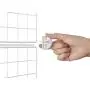 Whitmor Storage Cubes - Stackable Interlocking Wire Shelves - White (Set of 6)