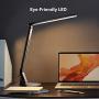 TaoTronics LED Desk Lamp with USB Charging Port, 4 Lighting Modes with 5 Brightness Levels, 1h Timer, Touch Control, Memory Function,14W, Official Member of Philips EnabLED Licensing Program, Black (TT-DL01)