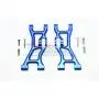 GPM Losi 1/10 Rock Rey 4WD Rock Racer (LOS03009) Upgrade Parts Aluminum Front Lower Suspension Arm - 1Pr Set Blue