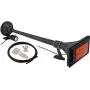 Vixen Horns Train Horn for Boat/Truck/Car. Air Horn Waterproof Black Dual Trumpet + Light & Cover. Super Loud dB. Marine Grade Finish. Fits 12v/24v Vehicles Like Semi/Pickup/Jeep/SUV VXH1264YBX2 Vixen Horns Train Horn for Boat/Truck/Car. Air Horn Waterproof Black Dual Trumpet + Light & Cover. Super Loud dB. Marine Grade Finish. Fits 12v/24v Vehicles Like Semi/Pickup/Jeep/SUV VXH1264YBX2