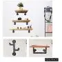 GeilSpace 6 Pack 1/2'' × 24'' Heavy Duty Pre-Cut Grey Metal Pipe, Industrial Steel Fits Standard Half Inch Threaded Pipes and Fittings - Vintage DIY Industrial Shelving (1/2'' × 24'', Grey) GeilSpace 6 Pack 1/2'' × 24'' Heavy Duty Pre-Cut Grey Metal Pipe, Industrial Steel Fits Standard Half Inch Threaded Pipes and Fittings - Vintage DIY Industrial Shelving (1/2'' × 24'', Grey)