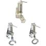 DIYARTS Large Metal Darning/Free Motion Sewing Machine Presser Foot Quilting Embroidery Foot for for All Low Shank Brother Singer Babylock Janome and More Sewing Machines