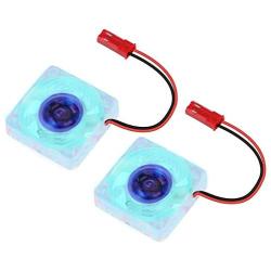 2pcs Raspberry Pi 4 Fan, Raspberry Pi Cooling Fan DC Brushless CPU Quiet LED Cooling Fan 30mm 30mm Fan Cooler Radiator 3 to 5.8V for Raspberry Pi 4 Model B, Raspberry Pi 3B+ 3B 2B+