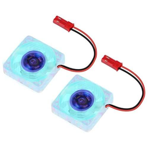 2pcs Raspberry Pi 4 Fan, Raspberry Pi Cooling Fan DC Brushless CPU Quiet LED Cooling Fan 30mm 30mm Fan Cooler Radiator 3 to 5.8V for Raspberry Pi 4 Model B, Raspberry Pi 3B+ 3B 2B+