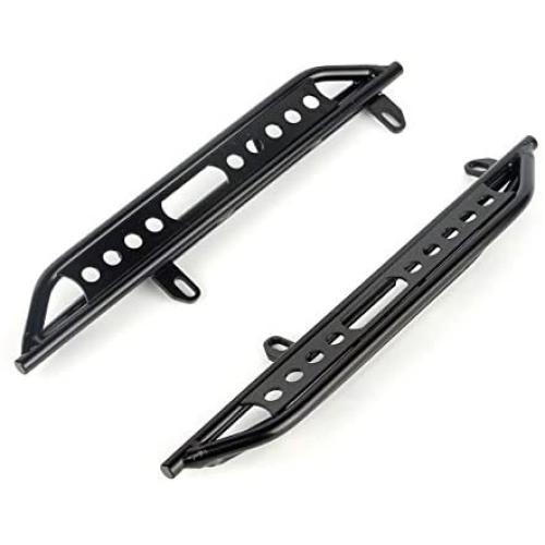 LCX Racing 1/10th RC Crawler Car Metal Rail Steel Side Step Running Board Rock Slider for Axial SCX10 III SCX10.3 AXI03007, Upgrades Parts Accessories