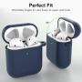 Marge Plus for Airpods Case Cover with Keychain, Silicone Skin Cover for Women Men Compatible with Apple Airpods 2/1 Charging Case (Front LED Visible)