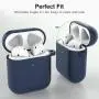 Marge Plus for Airpods Case Cover with Keychain, Silicone Skin Cover for Women Men Compatible with Apple Airpods 2/1 Charging Case (Front LED Visible)