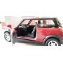Modern Style Mini Cooper Model Made of Die Cast Metal and Plastic Parts, Pull Back & Go Action, Red