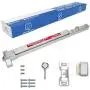 Alarmed Commercial Push Bar Exit Device - FH-1550A Panic Bar Loud Warning Strike Bar with Warning Stickers - UL Parts - Easy Installation Alarmed Commercial Push Bar Exit Device - FH-1550A Panic Bar Loud Warning Strike Bar with Warning Stickers - UL Parts - Easy Installation