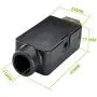 Oiyagai HDMI Adapter HDMI Connector Solderless Free Welding Adaptor