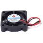 Icstation 40mm X 40mm X 10mm 4010 2 Pin DC5V 0.1A Silent Brushless Cooling Fan for 3D Printer Computer Ball Bearing 7 Blades (Pack of 2)