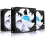 AABCOOLING Super Silent Fan 8 - Silent and Efficient 80mm Fan with 4 Anti-Vibration Pads, CPU Fan, Air Cooler, Airflow Fan, Case Fan - Value Pack 3 Pieces