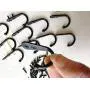 25 Pieces Wall Mounted Coat Hook Robe Hooks Cloth Hanger Coat Hanger Coat Hooks Rustic Hooks and 54 Pieces Screws for Bath Kitchen Garage Single Coat Hanger (Black Color) 25 Pieces Wall Mounted Coat Hook Robe Hooks Cloth Hanger Coat Hanger Coat Hooks Rustic Hooks and 54 Pieces Screws for Bath Kitchen Garage Single Coat Hanger (Black Color)