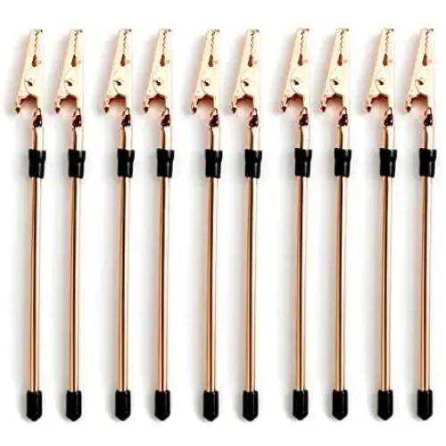 15.5cm Metal Alligator Clip Stick Memo Clip 10 Pieces Modeling Tool Set for Airbrush Hobby Model Parts Models Assemble 15.5cm Metal Alligator Clip Stick Memo Clip 10 Pieces Modeling Tool Set for Airbrush Hobby Model Parts Models Assemble