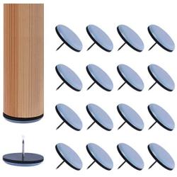 Ezprotekt 16 PCS Furniture Sliders,1.5 inch Furniture Glide for Hardwood Floors and Carpet,Nail on Chair Legs Furniture Gliders