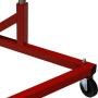 Simple Houseware Commercial Z Base Garment Rack, Red