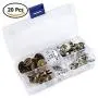 20 Sets Magnetic Button Clasp Snaps Magnetic Wallet Clasps Purse Snap Mixed in Two Colors 20 Sets Magnetic Button Clasp Snaps Magnetic Wallet Clasps Purse Snap Mixed in Two Colors