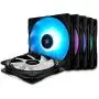 DEEPCOOL RF120M 5IN1, 5x120mm RGB PWM Fans with 2 Fan Hubs, Compatible with ASUS Aura Sync, Controlled by Motherboard with 12V 4-pin RGB Header, No Wired Controller DEEPCOOL RF120M 5IN1, 5x120mm RGB PWM Fans with 2 Fan Hubs, Compatible with ASUS Aura Sync, Controlled by Motherboard with 12V 4-pin RGB Header, No Wired Controller